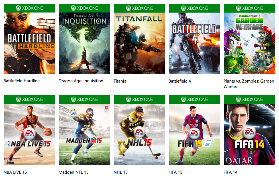 Games on ea hot sale access xbox one